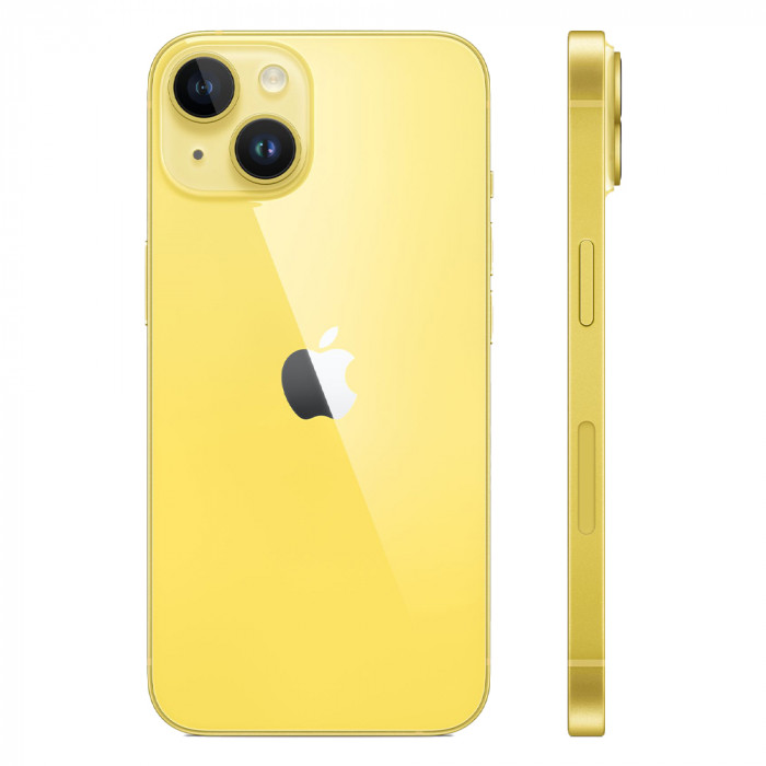 Смартфон Apple iPhone 14 128GB, Yellow (SIM+eSIM) (без RuStore)