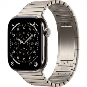 Apple Watch 11 46mm, Natural Titanium, Link Bracelet