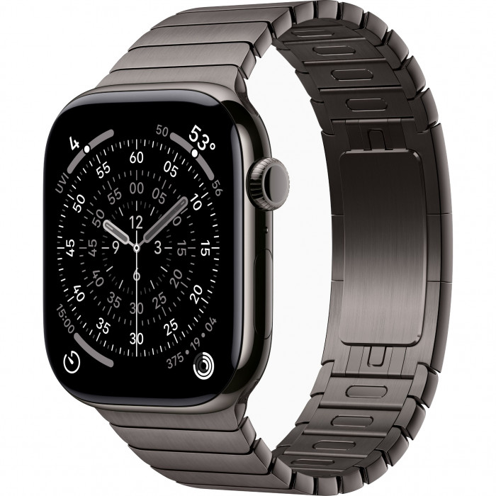 Apple Watch 11 42mm, Slate Titanium, Link Bracelet