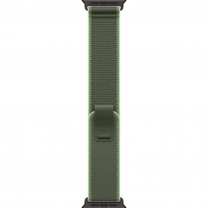 Apple Watch Ultra 3 49mm, Black Titanium, Trail Loop Green/Neon, S/M