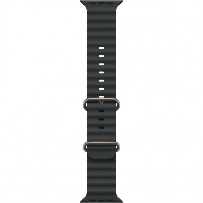 Apple Watch Ultra 3 49mm, Natural Titanium, Ocean Band Black