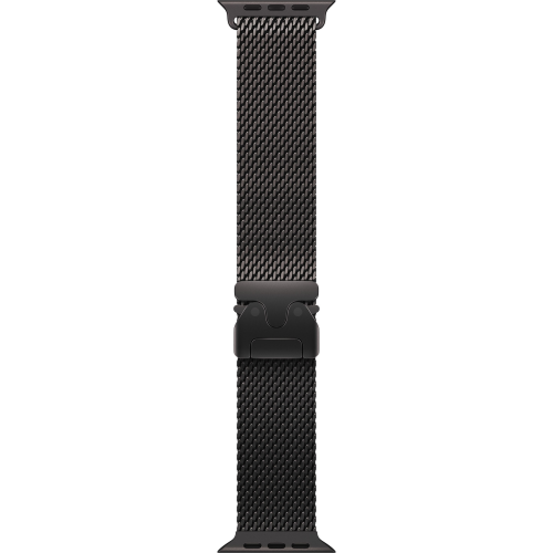 Apple Watch Ultra 4 49mm, Black Titanium, Titanium Milanese Loop, M