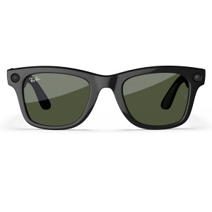 Умные очки Ray-Ban Meta Wayfarer (Gen 1) S50, Shiny Black/G-15 Green (RW4006)
