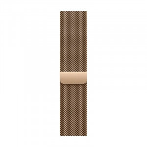 Apple Watch 10 46mm, Titanium Gold, Ремешок Gold Milanese Loop
