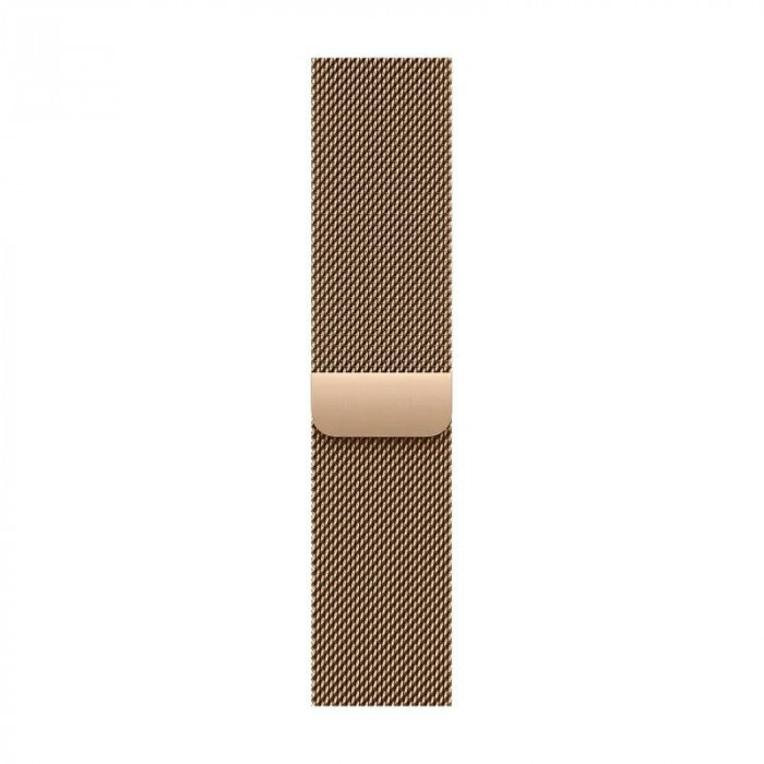 Apple Watch 10 46mm, Titanium Gold, Ремешок Gold Milanese Loop, размер M/L