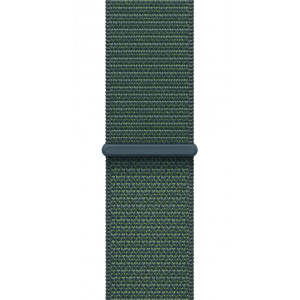 Apple Watch SE 44mm, Starlight, Ремешок Lake Green Sport Loop