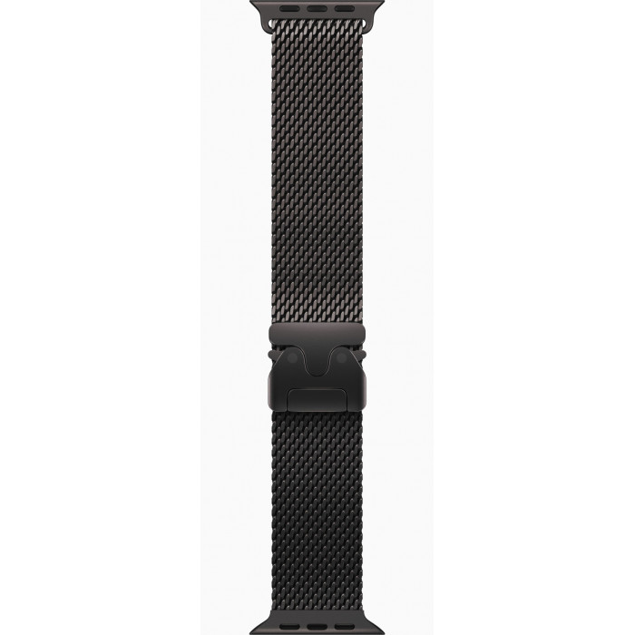 Apple Watch Ultra 2 GPS 49mm, Black Titanium, Ремешок Titanium Milanese Loop Black, размер M