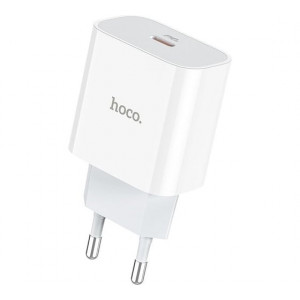 СЗУ HOCO C76A Plus Speed Source QC3.0 USB-C 20W, белый