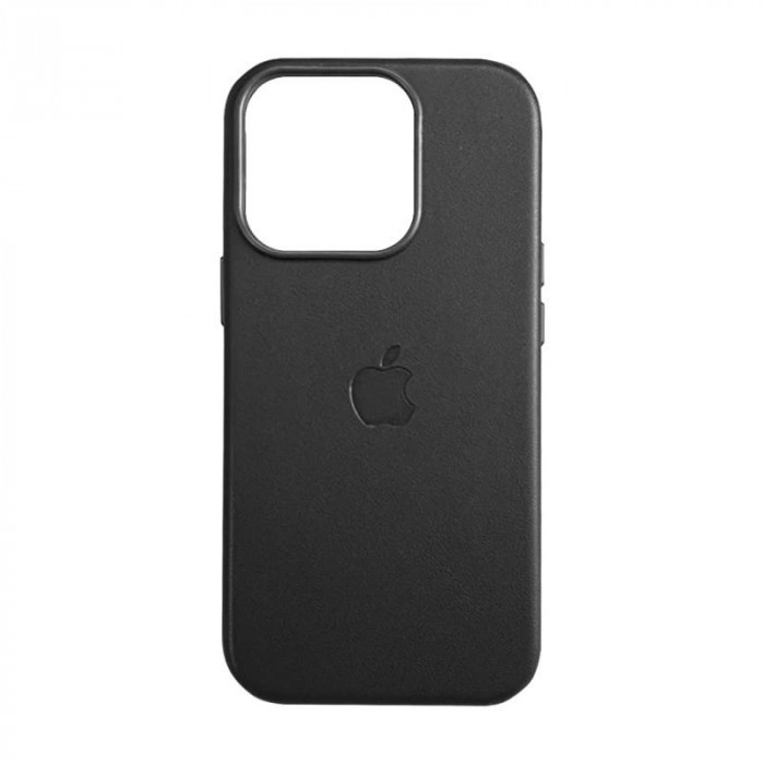 Чехол кожаный Leather Case MagSafe для iPhone 16 Pro, Midnight