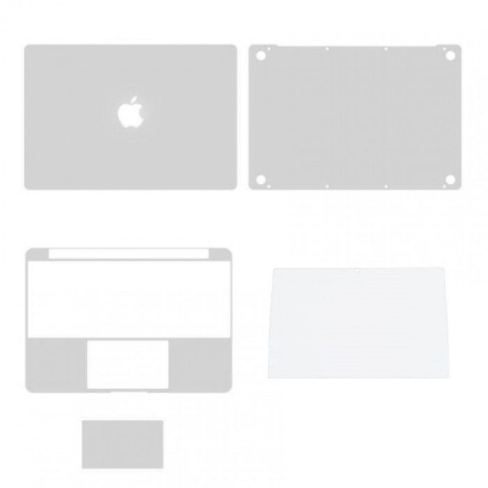 Защитная пленка MOCOLL 5в1 для MacBook Air M1 13'', сильвер