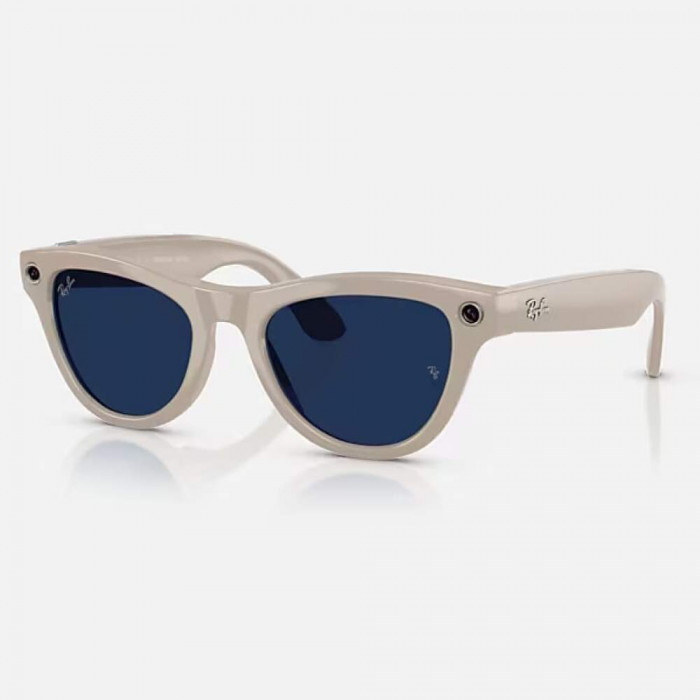 Умные очки Ray-Ban Meta Skyler (Gen 1) S52, Shiny Chalky Gray/Transitions Sapphire (RW4010)