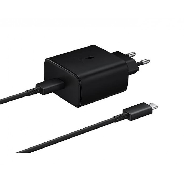 СЗУ Samsung Power Adapter 45W с кабелем Type-C, Black