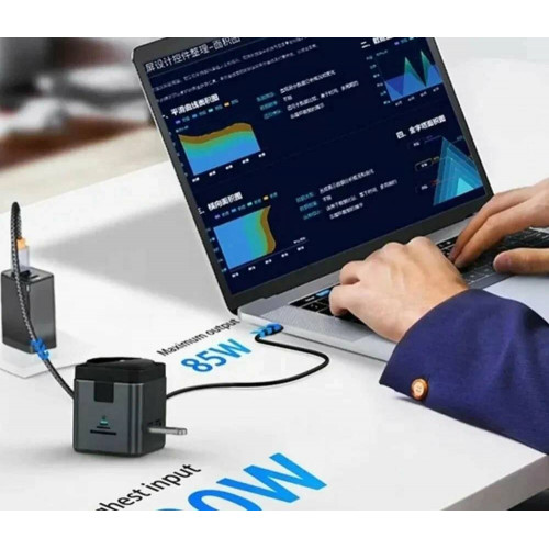 Беспроводное зарядное устройство WIWU 9in1 Cube HUB