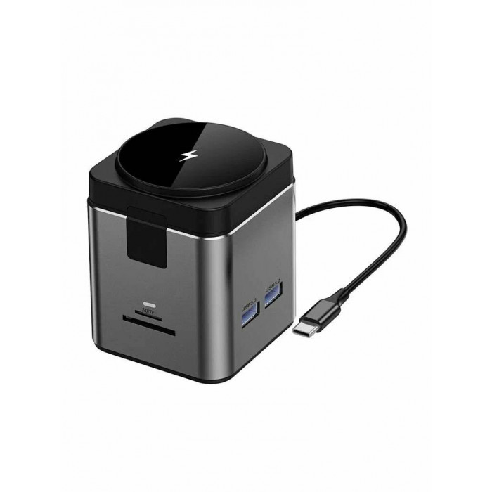 Беспроводное зарядное устройство WIWU 9in1 Cube HUB