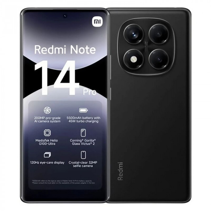 Смартфон Xiaomi Redmi Note 14 Pro 8/256GB, Midnight Black