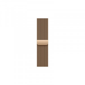 Apple Watch 10 42mm, Titanium Gold, Ремешок Gold Milanese Loop