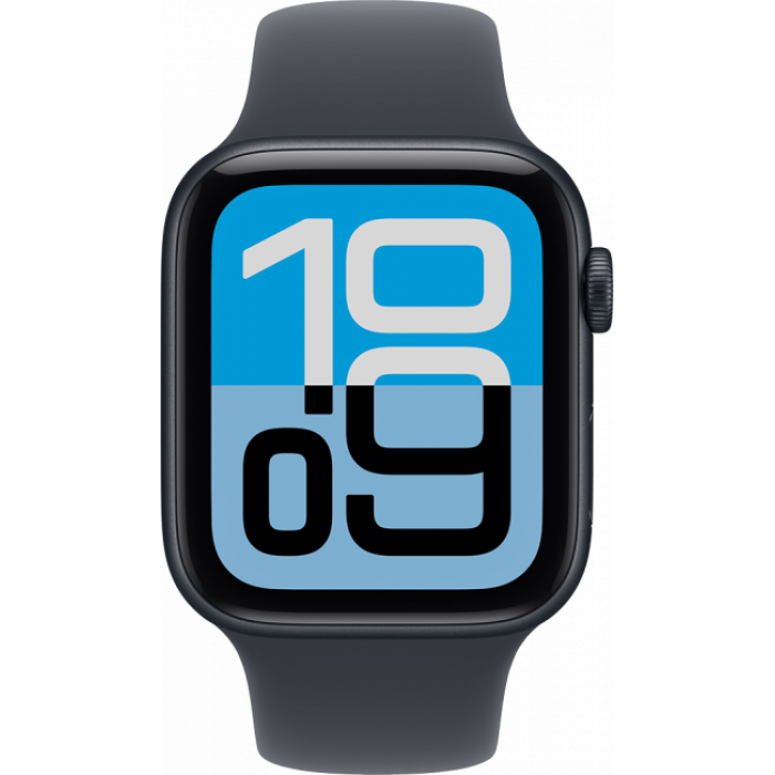 Apple Watch SE 3 (2025) 40mm, Midnight Aluminum, Midnight Sport Band, S/M