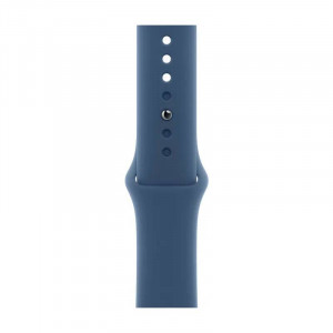 Apple Watch SE 44mm, Silver, Ремешок Denim Sport Band, размер M/L