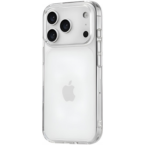 Чехол силиконовый uBear Real для iPhone 17 Pro, прозрачный