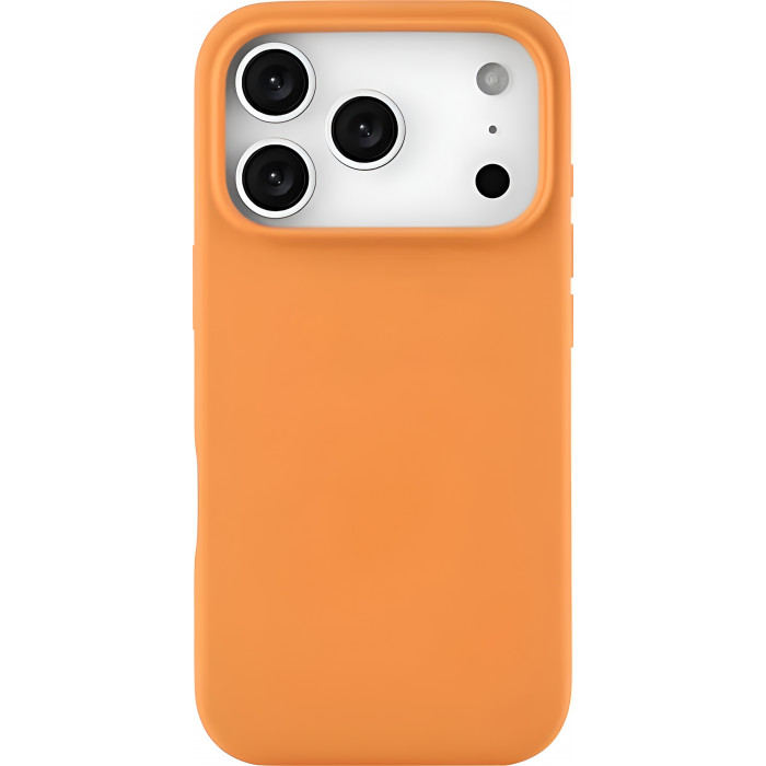 Чехол силиконовый uBear Touch для iPhone 17 Pro, оранжевый