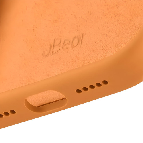Чехол силиконовый uBear Touch для iPhone 17 Pro, оранжевый