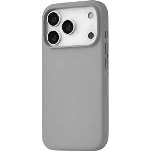 Чехол силиконовый uBear Touch для iPhone 17 Pro, серый