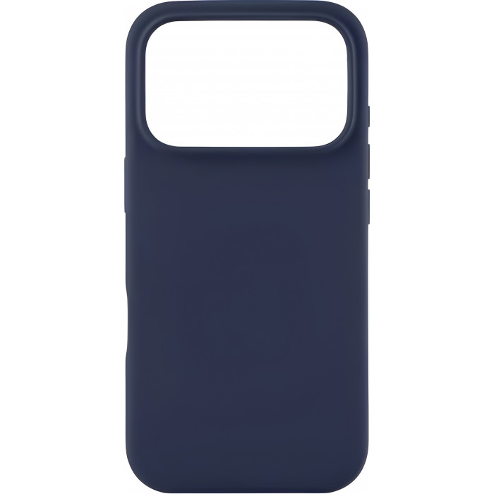Чехол силиконовый uBear Touch для iPhone 17 Pro, синий