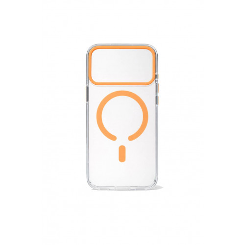 Чехол AceCase CRYSTAL SHIELD для iPhone 17 Pro, Cosmic Orange