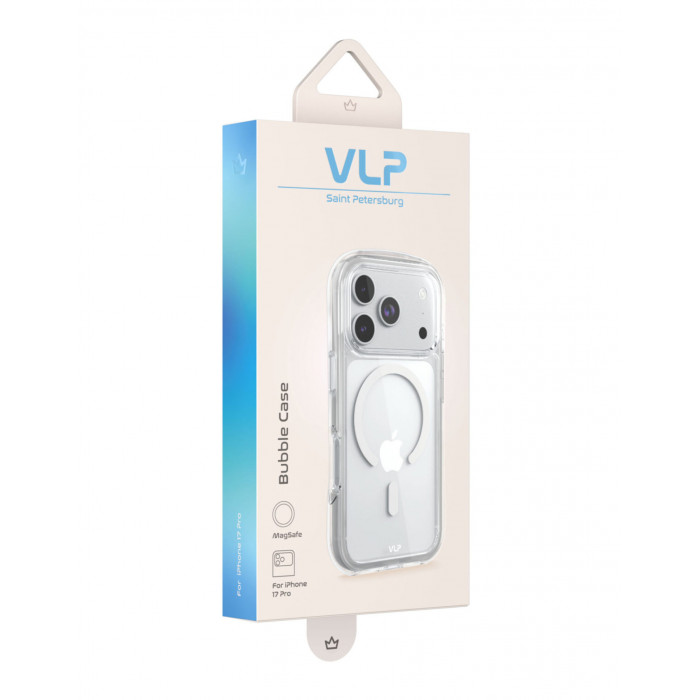 Чехол VLP Bubble Case для iPhone 17 Pro, прозрачный