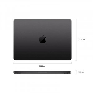 Ноутбук Apple MacBook Pro 14'' (2025) M5 16/1TB, Space Black (MDE14)