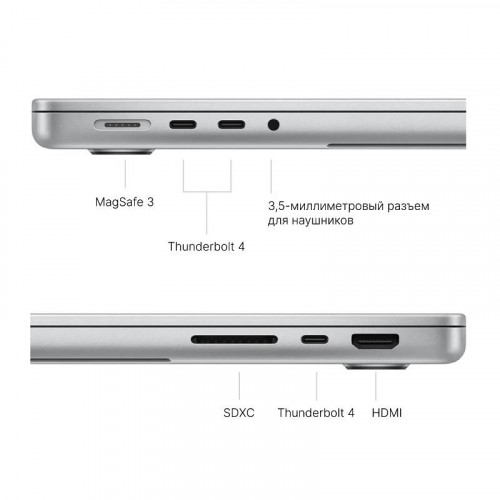 Ноутбук Apple MacBook Pro 14'' (2025) M5 24/1TB, Silver (MDE64)