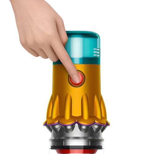 Пылесос беспроводной Dyson V12s Detect Slim Submarine Complete, Yellow/Nickel