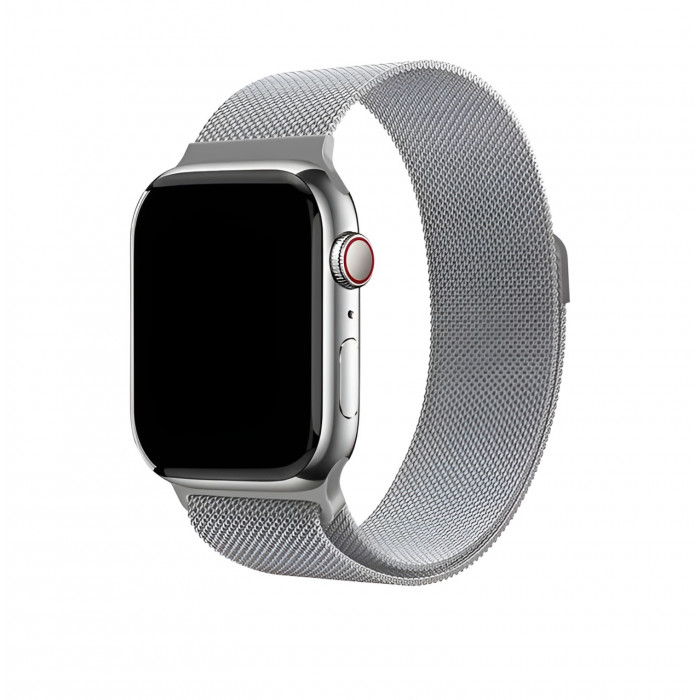 Ремешок uBear Spark миланское плетение для Apple Watch 38/40/41/41mm, серебро