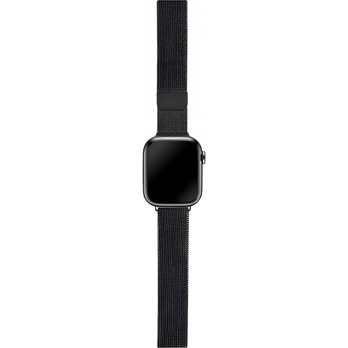 Ремешок uBear Spark миланское плетение для Apple Watch 44/45/46/49mm, черный