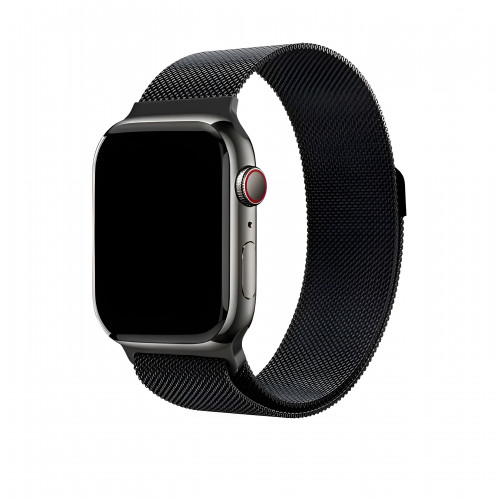 Ремешок uBear Spark миланское плетение для Apple Watch 44/45/46/49mm, черный