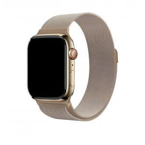 Ремешок uBear Spark миланское плетение для Apple Watch 44/45/46/49mm, золото