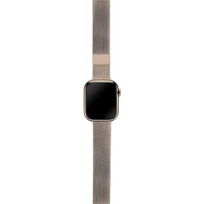 Ремешок uBear Spark миланское плетение для Apple Watch 44/45/46/49mm, золото