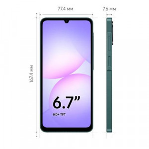 Смартфон Samsung Galaxy A07 4/64GB, Green