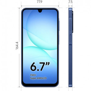 Смартфон Samsung Galaxy A17 4/128GB, Blue