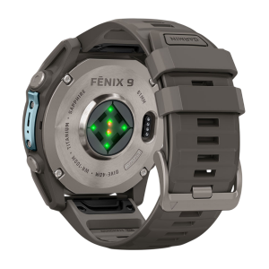 Умные часы Garmin Fenix 9 51mm, Титановый, Ремешок пепельно-серый