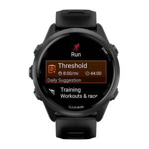 Умные часы Garmin Forerunner 570 42mm, Серый, Ремешок черный