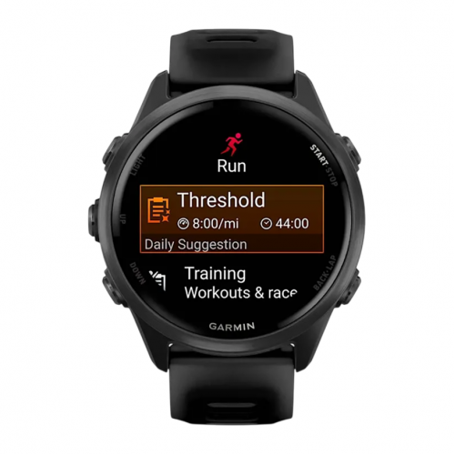 Умные часы Garmin Forerunner 570 42mm, Серый, Ремешок черный