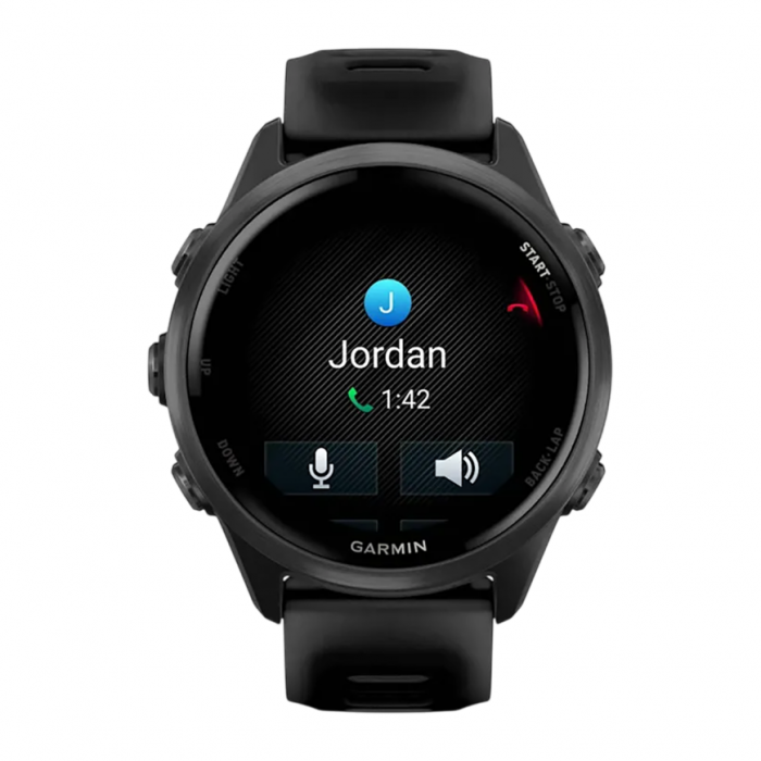 Умные часы Garmin Forerunner 570 42mm, Серый, Ремешок черный