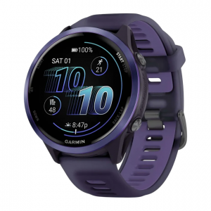 Умные часы Garmin Forerunner 570 47mm, Индиго, Ремешок фиолетовый