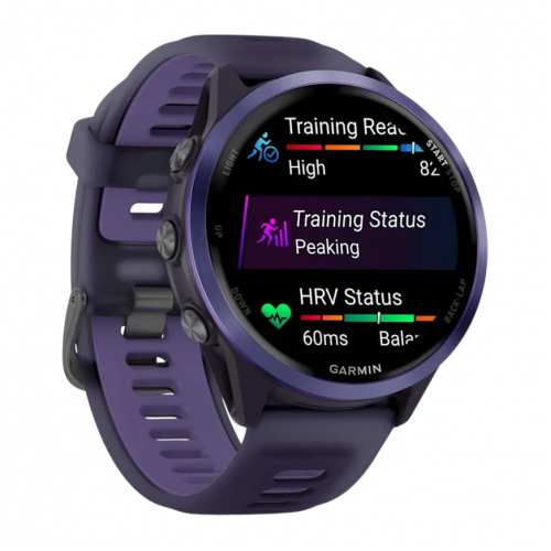 Умные часы Garmin Forerunner 570 47mm, Индиго, Ремешок фиолетовый