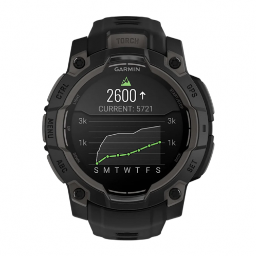 Умные часы Garmin Instinct 3 45mm Amoles Tactical Edition, Черный, Ремешок черный