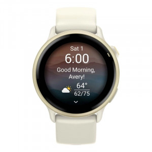 Умные часы Garmin Vivoactive 6, Лунно-золотистый, Ремешок слоновая кость