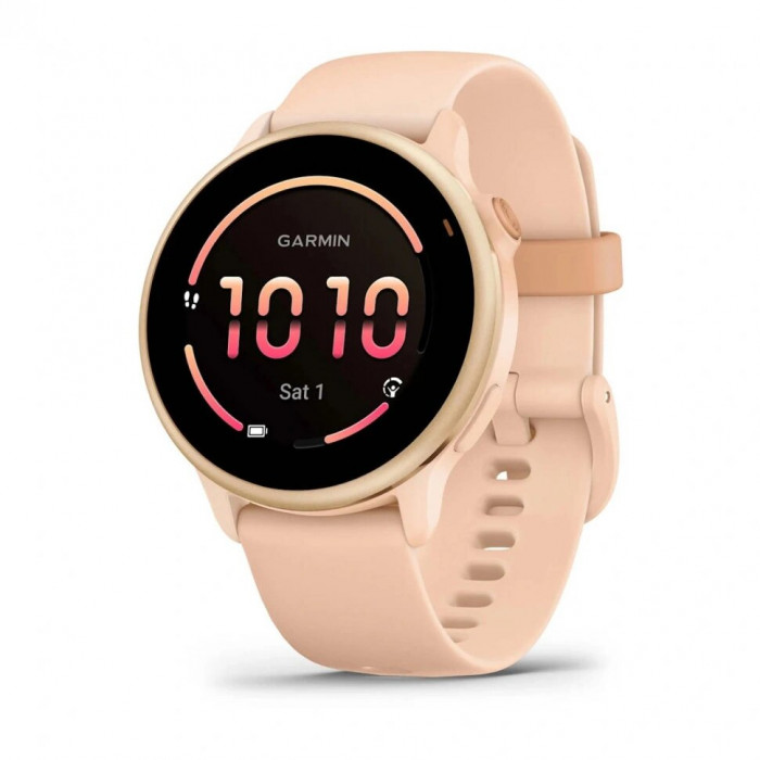 Умные часы Garmin Vivoactive 6, Розовое золото, Ремешок розовый