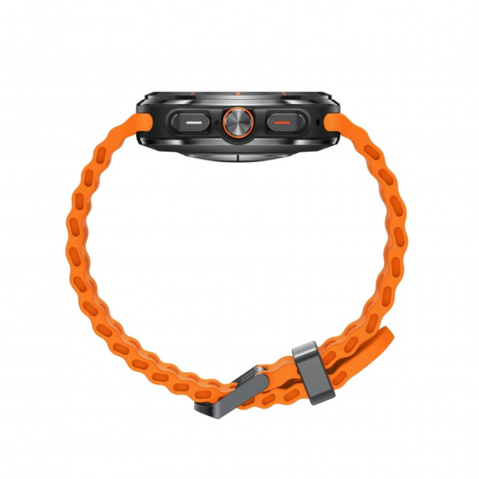 Умные часы Samsung Galaxy Watch Ultra (2025) LTE 47mm, Titanium Grey Marine Band Orange
