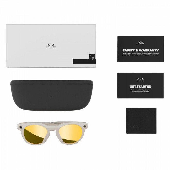 Умные очки Oakley Meta HSTN S51, Warm Grey/Prizm 24K Polarized (OW8002)